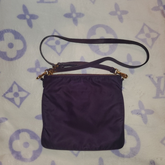 COPY - Prada Fiocco Bow Purple Nylon Crossbody - Picture 2 of 7